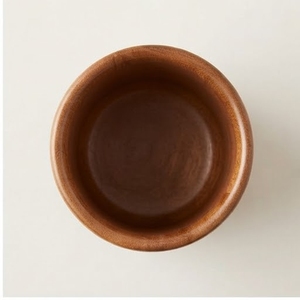 Ensemble de trois tasses en bois de manguier, design minimaliste, résistantes à la chaleur, pour usage domestique, en bois massif - Product Image 5