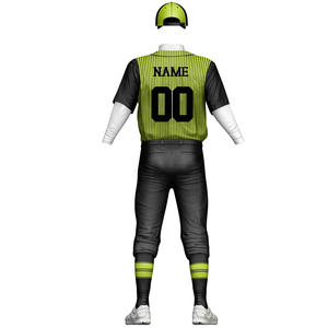 Jersey de béisbol de manga corta logotipo personalizable bordado liso poliéster ropa deportiva sublimación impresión uniformes gran oferta - Product Image 4