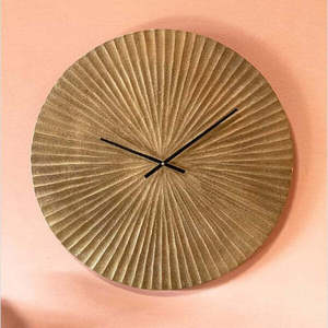Rustic Gold <b>Wall</b> <b>Clock</b> a Timeless Classic Charming Vintage Timepiece - Product Image 1
