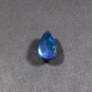 4.95Cts อัญมณีทรงหลังเบี้ยลูกแพร์14X9MM โอปอลสีดำธรรมชาติ1ชิ้นสำหรับทำเครื่องประดับ - Product Image 4