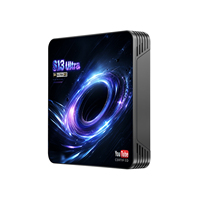 Box TV Android 14 Quad Core Rockchip RK3539 BOXPUT S13 Ultra, 4 Go de RAM, 32 Go de ROM, 8K UHD, lecteur multimédia intelligent IATV, Wi-Fi 5G, classé parmi les meilleurs