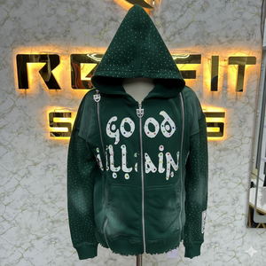 Logo personnalisé de marque privée le plus demandé sweat à capuche avec fermeture éclair imprimé en usine sweats à capuche à bas prix pour hommes sweats à capuche pour hommes - Product Image 4