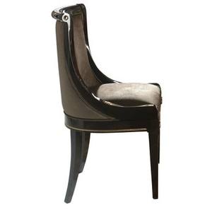 Meubles de salle à manger classiques traditionnels de luxe, table à manger réglable en marbre et bois massif, ensemble de 6 places pour la maison, l'hôtel, l'appartement - Product Image 3