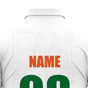 Camiseta de Cricket para Hombre, 100% Algodón, Color Sólido, Estilo Casual, Impresión Digital Completa, con Tela Personalizable - Product Image 6