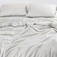 Vente en gros de draps bio 70% bambou 30% lin Ensembles de literie bio de luxe Literie tissée Collection Premium écologique