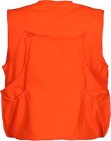 Gilet de chasse à la caille de faisan Upland Chargement avant et arrière orange avec épaules matelassées pour gaucher ou droitier