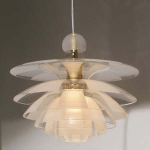 For PH Septima Modern <b>Small</b> Pendant <b>Light</b> Warm White Copper Brass Glass Traditional Design Ceiling <b>Switch</b> AC for Warehouses - Product Image 6