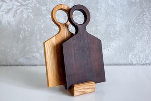 Tabla de Cortar de Madera de Diseño Moderno con Aspecto Único para Preparación de Cocina, Tabla de Quesos y Exhibición en el Hogar, Procedente de la India - Product Image 2