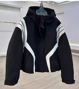 เสื้อกันลมกันลมสำหรับผู้ชายเสื้อกันลมผ้าฟลีซไนล่อนกันน้ำสำหรับเดินป่าฤดูหนาว - Product Image 1