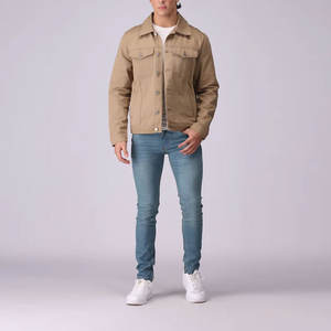 Veste en coton imperméable et coupe-vent à manches longues, style streetwear, col montant, best-seller, vente en gros OEM, pour l'hiver - Product Image 2