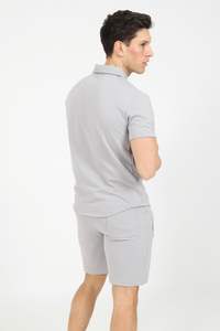 Ensemble de sport d'été Streetwear pour homme : Polo et short assortis, 2 pièces, personnalisable, léger et réversible, pour la maternité - Product Image 2
