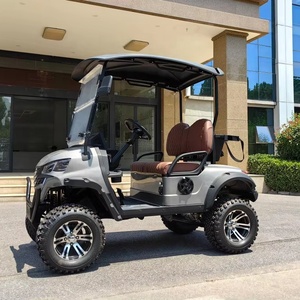 Best Electric Off-road 1–2-Seater Golf Cart/Golf Buggy with Lithium Battery 4KW System Cheap Price Metal Steel <b>Plastic</b> Hunting - Product Image 1