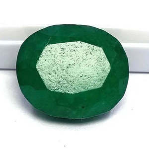 Émeraude verte naturelle de qualité AAA+ 27,70 carats certifiée IGL, taille ovale 20x18mm, Gem209 - Product Image 3