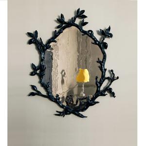 Wall <b>Mirror</b> Home Decor Design Indoor Leave Design Classic And Modern Decor <b>Mirror</b> Multiple Finishing Designs - Product Image 4