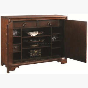 Italian Luxury Modern Drawer Carved Door Solid Wood Display Home bar Cabinets Living Room Bedroom Cabinets - Product Image 2