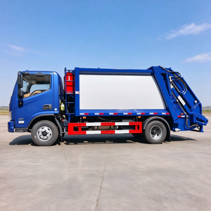 Camión Compactador de Basura Foton Aumark de 12m³ con Carga Trasera, Vehículo de Recolección de Residuos con Compresión Hidráulica para Basura Doméstica Urbana - Product Image 1