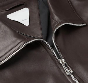 Chaqueta de piel auténtica con capucha unisex, prendas de vestir exteriores de moda, ropa de motorista elegante, proveedor mayorista con logotipo personalizado de invierno cálido - Product Image 4