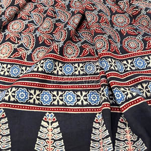 Bufanda Ajrak bordada a mano de alta calidad, chal Ajrak Natural para damas, chal real, bufanda hecha en Pakistán - Product Image 3