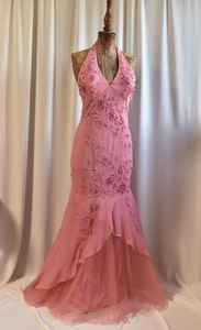 Vestido de noche de satén antiestático A-Line vestido de noche Natural Formal fiesta boda vestido de novia con volantes Bustier satén transpirable - Product Image 4