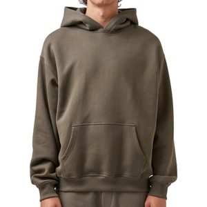 เสื้อฮู้ดสวมหัวสำหรับผู้ชายและผู้หญิงเสื้อสเวตเตอร์มีฮู้ดปักโลโก้ลายแบบกำหนดเอง - Product Image 1