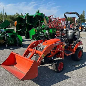 LIVRAISON GRATUITE TRACTEUR KUBOTA BX231+EK+Godet d'occasion 21,6 CV, chargeur frontal, godet 4-en-1, toit hydraulique - Product Image 1