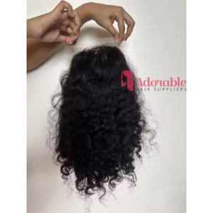 วิกผมหยักศกยาวจากผมมนุษย์วิกผมลูกไม้ด้านหน้าแบบไม่ผ่านกระบวนการจากธรรมชาติ100% จากผู้บริจาคชาวอินเดีย - Product Image 2