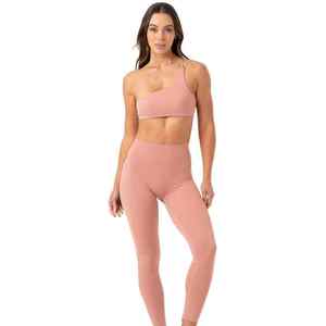 Sujetador deportivo corto de un hombro a la moda cómodo ligero para ropa activa e informal de talla grande estilo Simple - Product Image 5