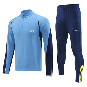 Chándal de entrenamiento deportivo profesional para hombre, superventas, uniforme deportivo de invierno, chaqueta de manga larga con media cremallera, conjunto de estilo - Product Image 4
