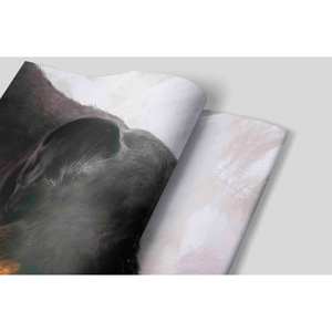 Arte en lienzo de Pantera Negra: efecto de goteo de oro, impresión moderna para decoración del hogar, póster enrollado - Product Image 1