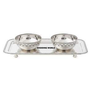 ชามช็อกโกแลตเหล็กเคลือบทอง คุณภาพพรีเมียม งานแฮนด์เมด ชามขนมหวาน รุ่นใหม่ล่าสุด ของตกแต่งรอมฎอน ชามช็อกโกแลตโลหะ - Product Image 6