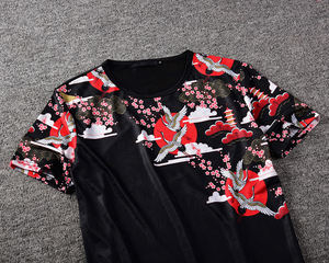 เสื้อยืดแฟชั่นสตรีทแวร์สำหรับผู้ชายเสื้อยืดลายพิมพ์ซับลิเมชันสุดหรูดีไซน์กราฟิกสดใส - Product Image 3