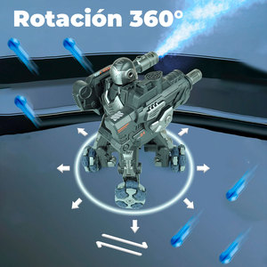 Fun Battles for Kids <b>Remote</b> <b>Control</b> <b>Smart</b> Robot Toy with Hydrogel Ball Sprayer Plastic Musical Toy Chassis for Boys - Product Image 4