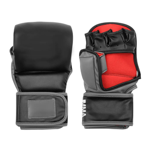 Alta calidad 12oz 16oz MMA Guantes PU Cuero Boxeo Entrenamiento profesional Adulto Práctica MMA Guantes de combate - Product Image 1