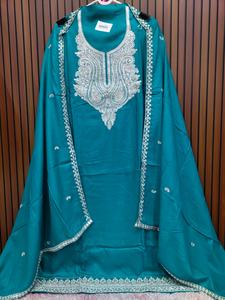 Costume ethnique d'hiver Shalwar Kameez, style indien, punjabi, pakistanais, broderie, vêtements de fête et de mariage, vente en gros pour femmes - Product Image 3