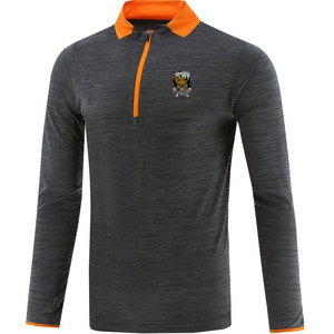 Haute qualité pour hommes GAA Hurling demi fermeture éclair hauts 100% coton solide motif avant impression numérique dernière conception uniforme sweats à capuche - Product Image 1