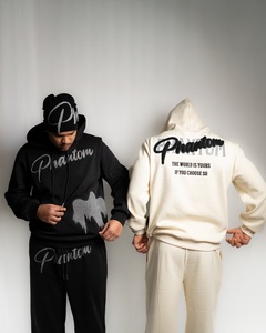 เสื้อฮู้ดผู้ชายแบบคร็อปพิมพ์ลาย3D พัฟกำหนดเองได้ - Product Image 6