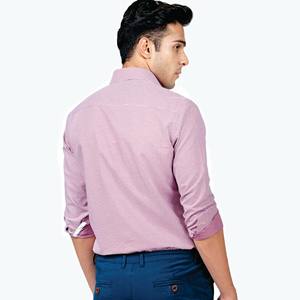 Camisa de vestir de manga larga de servicio OEM de algodón 100% de calidad superior a la moda para hombres camisa de oficina formal para hombres de negocios - Product Image 5