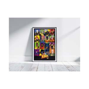 X-Men Comics <b>Poster</b> '97 Comic Series Season 2 Digital Printed 61x91.5 cm Scroll Style <b>Poster</b> for Home Decor Made of Plastic - Product Image 3