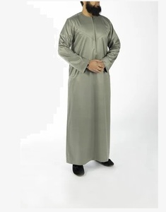 Moda cremallera niños hombres Thobes ropa islámica vestido al por mayor largo niños Kaftan estilo Al daffah Thobes - Product Image 3