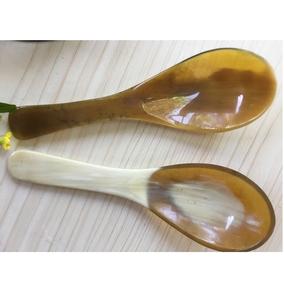 Cuchara de cuerno de búfalo pulida a mano Premium a precio de fábrica, vajilla sostenible - Product Image 5