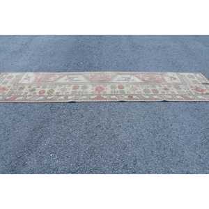 Tapis turc, tapis de couloir 2,7x10,7 pieds, tapis persan rouge - Product Image 4