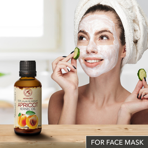 Aceite de Albaricoque Aromatika 20ml 50ml Prensado en Frío Refinado Prunus Armeniaca 100% Puro Natural Uso Diario para Rostro Uñas Manos - Product Image 3