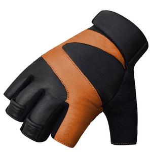 Anti Slip And Breathable Cowhide Fitness Wrist Gloves, Equipment Pull-up Horizontal <b>Bar</b> Training Weightlifting Gloves - Product Image 2