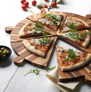 Plato de servicio de pizza de madera de alta calidad al mejor precio de la India para uso en restaurantes, hoteles, fiestas en casa - Product Image 3
