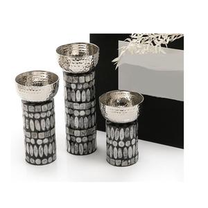 Tazón de servidor de tuerca de forma redonda de diseño de tendencia, Juego de 3 tazones pequeños con tapa de vidrio y bandeja de mármol a granel - Product Image 6