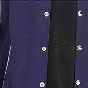 แจ็กเก็ตแบบเลตเตอร์แมนสำหรับผู้ชายเสื้อแจ็กเก็ตเลตเตอร์แมนคอตั้งสำหรับกลางแจ้ง - Product Image 5