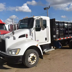 Potente Camión Kenworth H T170 de 2014 con Plataforma Plana de 16 pies - 260HP, Automático, Puerta Trasera, Volante a la Izquierda, Envío Rápido - Product Image 2