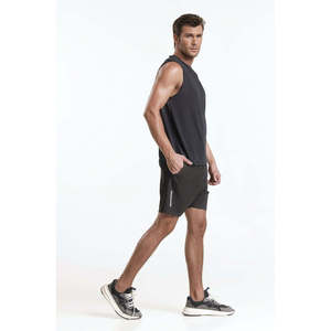 Camiseta sin Mangas para Hombre Sando Sc-001, Transpirable, de Poliéster, Color Sólido, Ropa Deportiva Informal de Verano, Chaleco Básico, Ropa Personalizada al por Mayor - Product Image 2