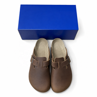 Sabots de jardin unisexes pour hommes et femmes, mules en daim doux, semelle intérieure en liège, chaussures décontractées confortables à enfiler pour l'extérieur, la cour, le patio, l'été