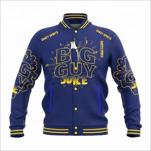 Veste universitaire brodée en gros pour hommes en laine/viscose avec logo personnalisé sublimé, patchs, design de lettres solides, service OEM - Product Image 3